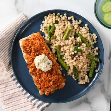 Sun Dried Tomato Crusted Yellowtail